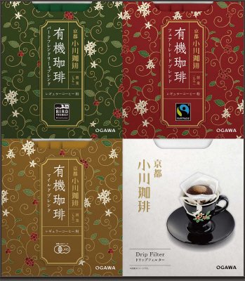京都　小川珈琲　有機ドリップコーヒーギフト OCYH-30