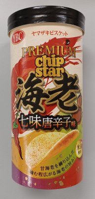 プレミアムチップスター海老　七味唐辛子味