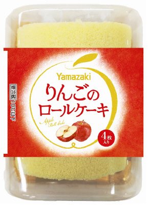りんごのロールケーキ