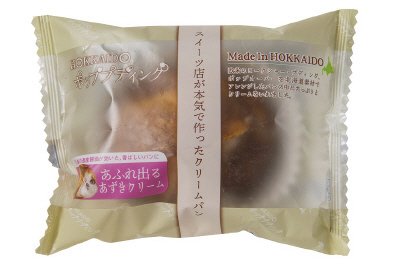 北海道ポッププディング　あふれ出るあずきクリーム