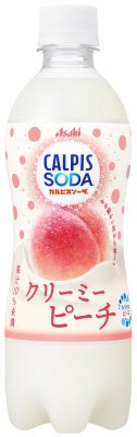 「カルピスソーダ（Ｒ）クリーミーピーチ」