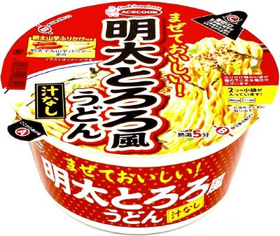 明太とろろ風うどん
