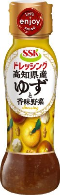 高知県産ゆずと香味野菜ドレッシング