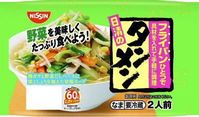 フライパンひとつで　日清のタンメン　２人前