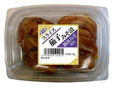 スライス茄子みそ漬
