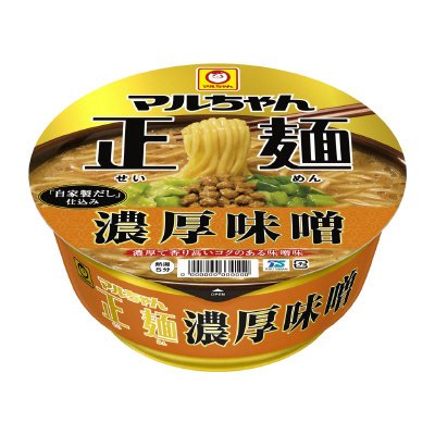 マルちゃん正麺　カップ　濃厚味噌