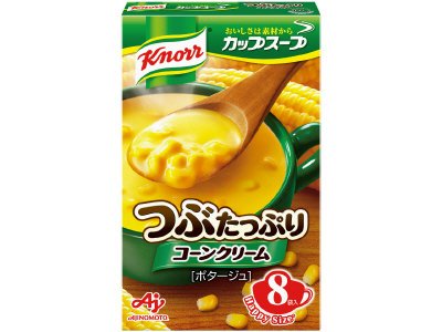 「クノール　カップスープ」つぶたっぷりコーンクリーム（８袋入）