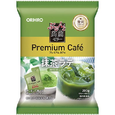 ぷるんと蒟蒻ゼリープレミアムカフェ　抹茶ラテ