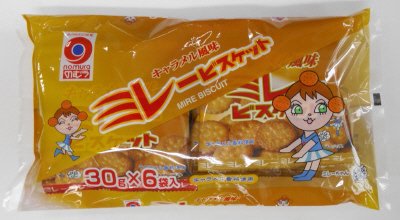 小袋６個ミレービスケット（キャラメル風味）