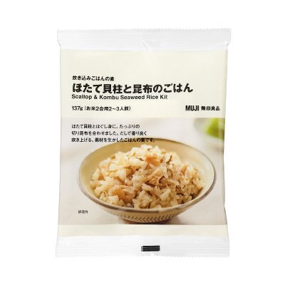 炊き込みごはんの素　ほたて貝柱と昆布のごはん　137g