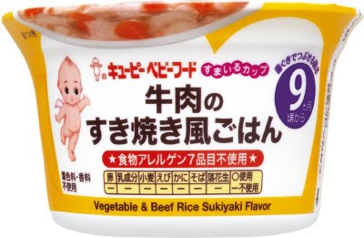 キユーピー すまいるカップ　牛肉のすき焼き風ごはん