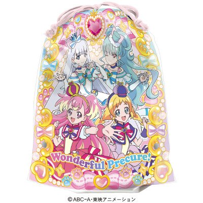 ＷＦぷりきゅあお菓子巾着