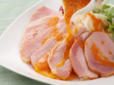 「三田屋総本家」切り落としハムと自慢のドレッシング