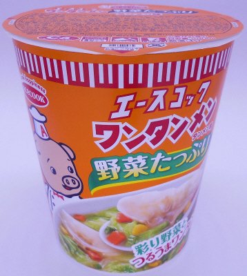タテ型　野菜たっぷりワンタンメン　タンメン味