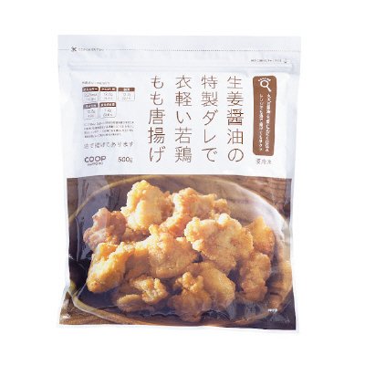 PB 生姜醤油の特性ダレで衣軽い若鶏もも唐揚げ 500g