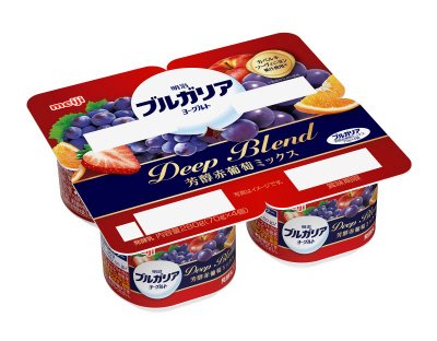 明治ブルガリアヨーグルトDeepBlend芳醇赤葡萄ミックス