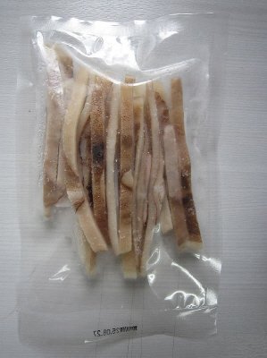 フライパンで焼くいか一夜干しカット