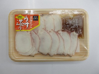 北海たこ薄造り