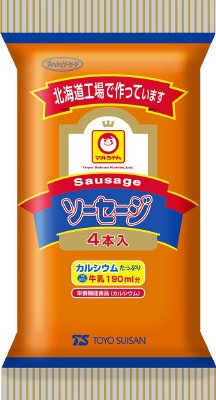 ４本入りソーセージ