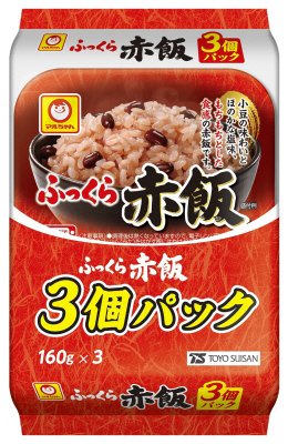 ふっくら赤飯　３個パック