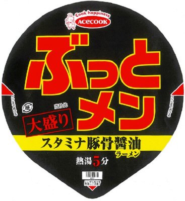 ぶっとメン　スタミナ豚骨醤油ラーメン　大盛り