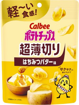 ポテトチップス超薄切りはちみつバター味