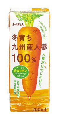 冬育ち九州産人参１００％ジュース