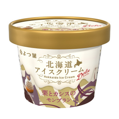 よつ葉北海道アイスクリーム ドルチェ 栗とカシスのモンブラン114ml