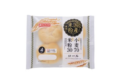 小麦７０米粉３０ロール４個入