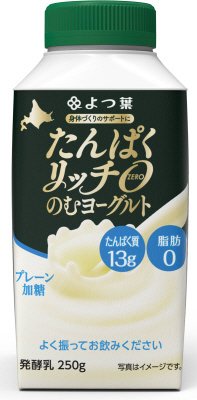 たんぱくリッチ0（ゼロ）のむヨーグルト プレーン加糖250g