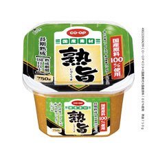 国産原料１００％使用　熟旨
