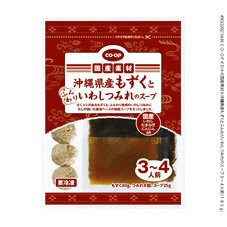 沖縄県産もずくとふんわりいわしつみれのスープ