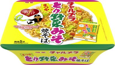 チャルメラ　とり野菜みそ焼そば　ケース