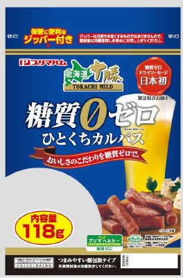 北海道十勝　糖質ゼロ　ひとくちカルパス