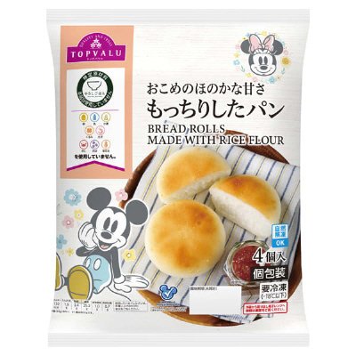 やさしごはん ディズニー お米のほのかな甘さ もっちりパン