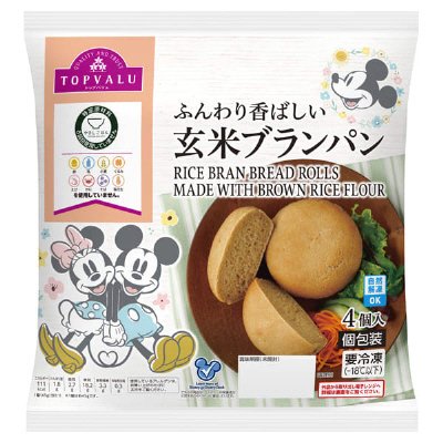 やさしごはん ディズニー ふんわり香ばしい 玄米ブランパン