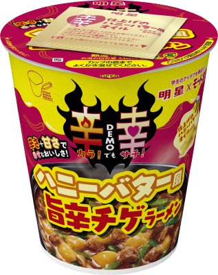 モード学園コラボ　辛DEMO幸　ハニーバター風旨辛チゲラーメン