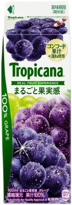 トロピカーナ　１００％　まるごと果実感　グレープ