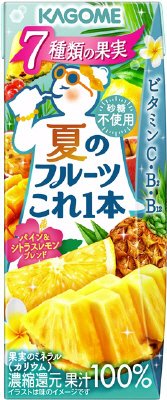 夏のフルーツこれ一本　パイン＆シトラスレモンブレンド