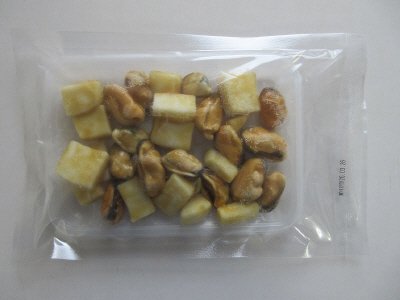 いかとムール貝のバター醤油味