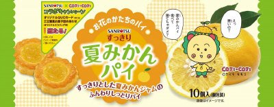 すっきり夏みかんパイ