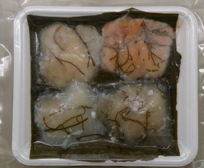 昆布〆盛り合わせ（紅）4種