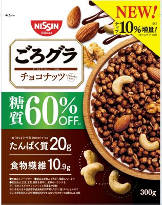 ごろグラ　糖質６０％オフ　チョコナッツ