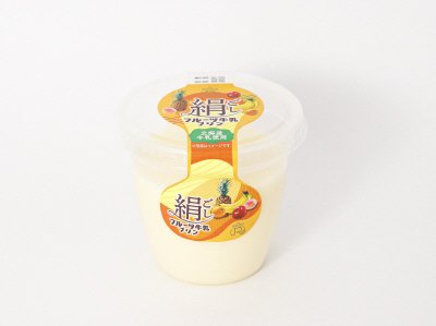 絹ごしフルーツ牛乳プリン