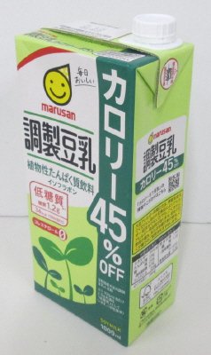 調製豆乳カロリー45％オフ