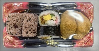 助六と赤飯盛り合わせ