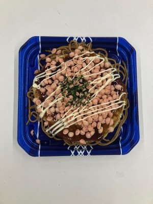 あの大阪キャラ風お好み焼き＆焼きそば