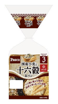 国産小麦と十六穀食パン入