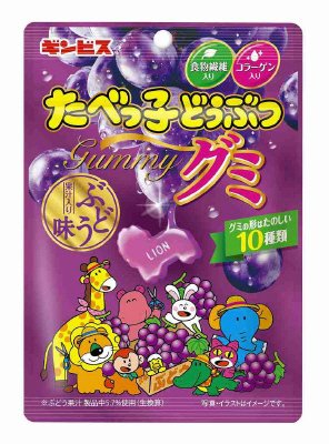 たべっ子どうぶつグミ　ぶどう味