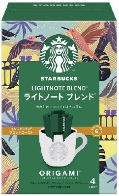 スターバックス　オリガミ　パーソナルドリップ　ライトノート　ブレンド